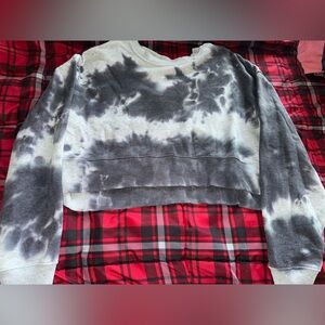 AE Tie-Dye Cropped Sweatshirt